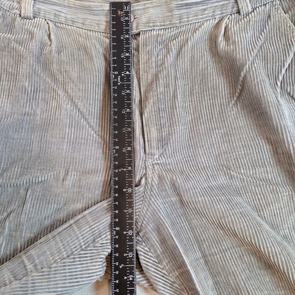 Vintage 1980s LL Bean Corduroy Pants Gray 38x30 Made in Hong Kong - Picture 12 of 13